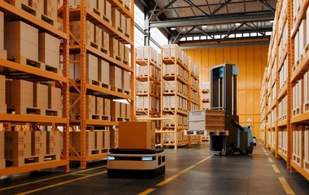 Implementasi AGV Forklift Otomatis di Gudang Industri oleh ICI Automation
