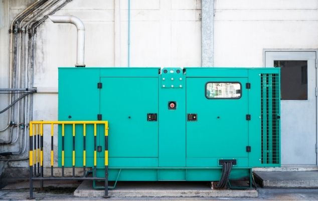 Instalasi genset industri dan sistem panel AMF ATS power control oleh ICI Automation